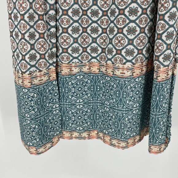 NWT Knox Rose Boho Maxi dress pastel blue white - Picture 13 of 15